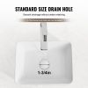 VEVOR Modern Ceramic Vessel Sink 16" x 12" Bathroom Vanity Bowl Countertop White