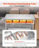 4-Pan Commercial Food Warmer Steam Table with Independent Temperature Control